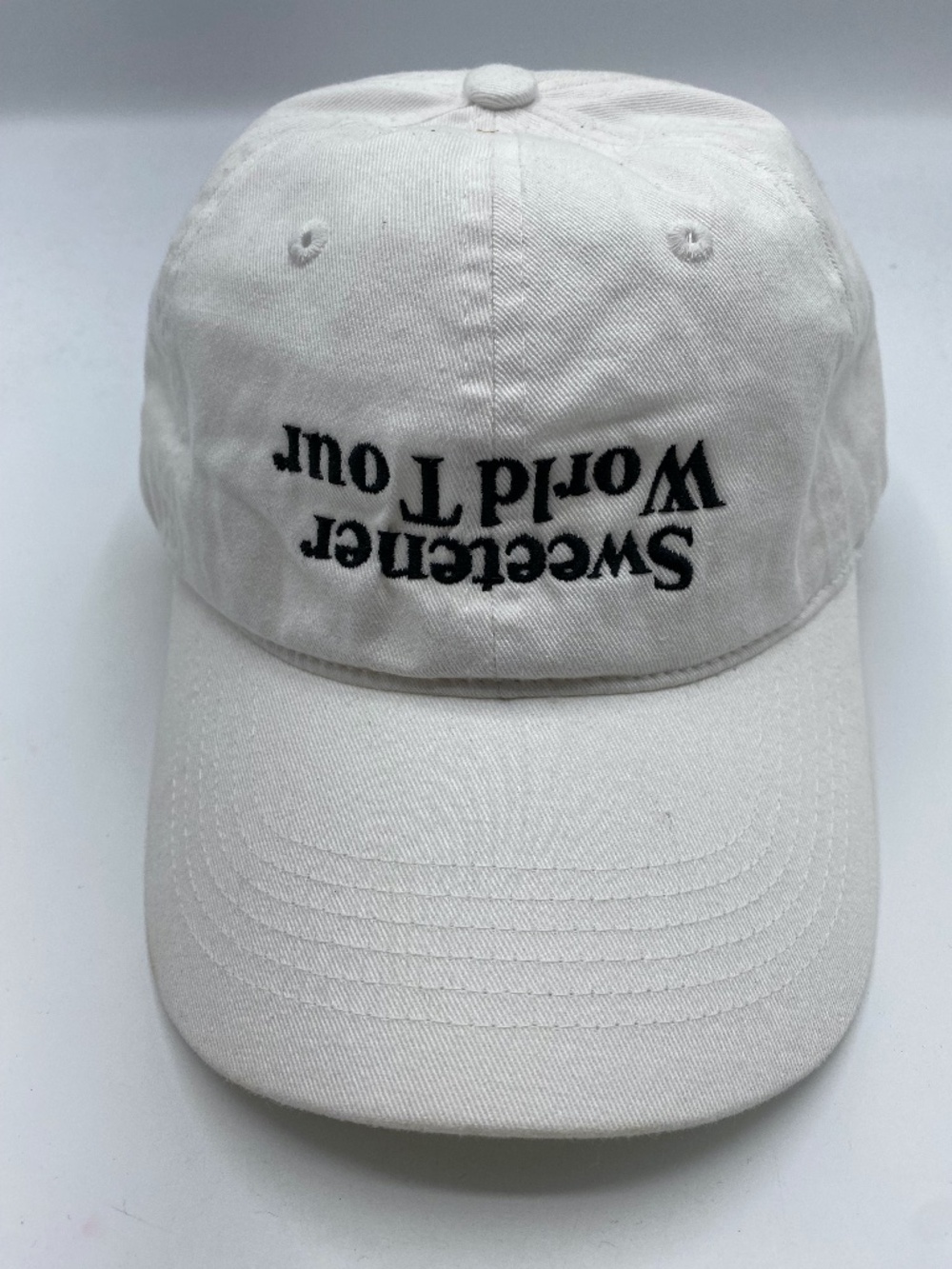 Ariana Grande Sweetener World Tour White Baseball Cap Hat OS